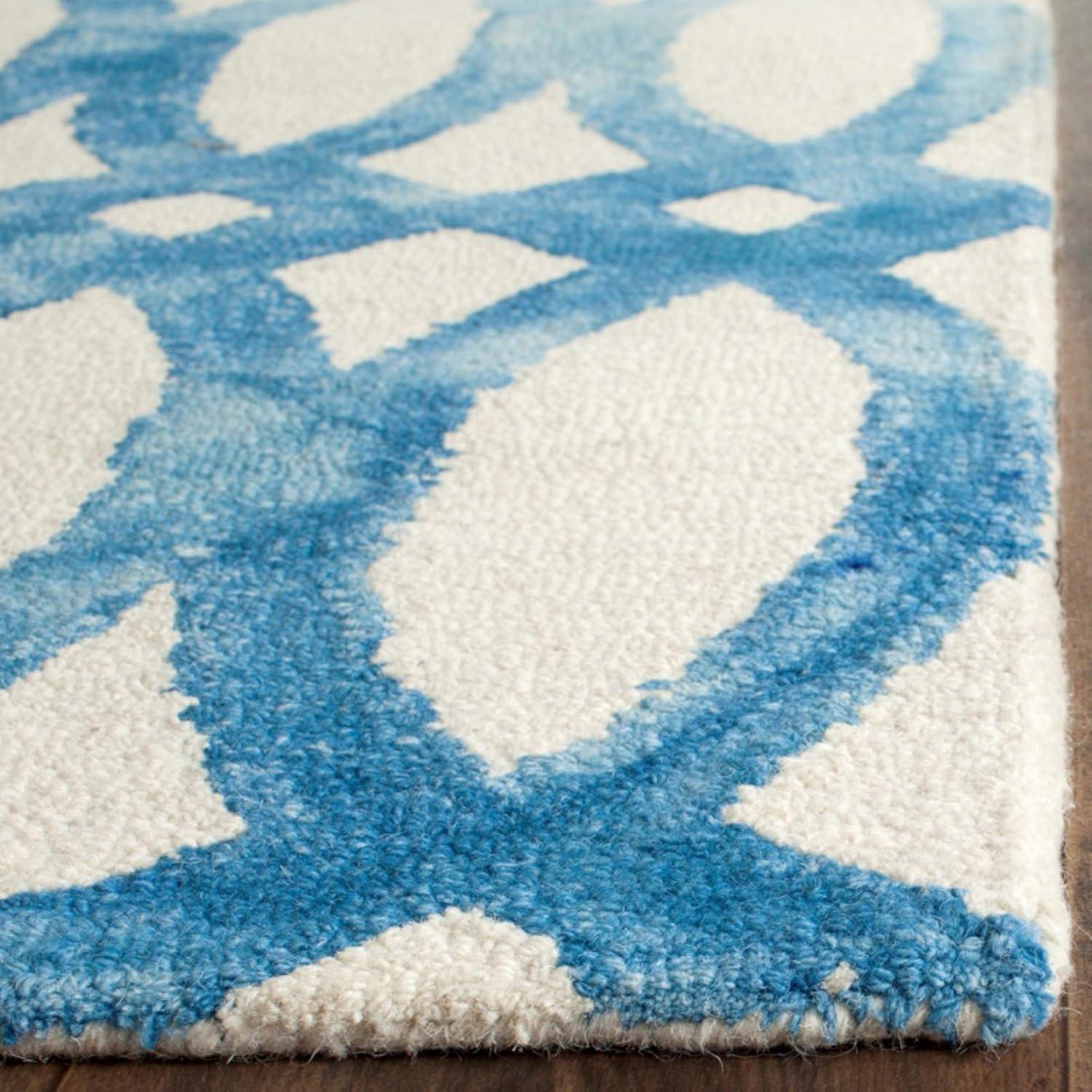 Dip Dye DDY675 Hand Tufted Area Rug - Ivory/Chocolate - 8'x10' - Safavieh.