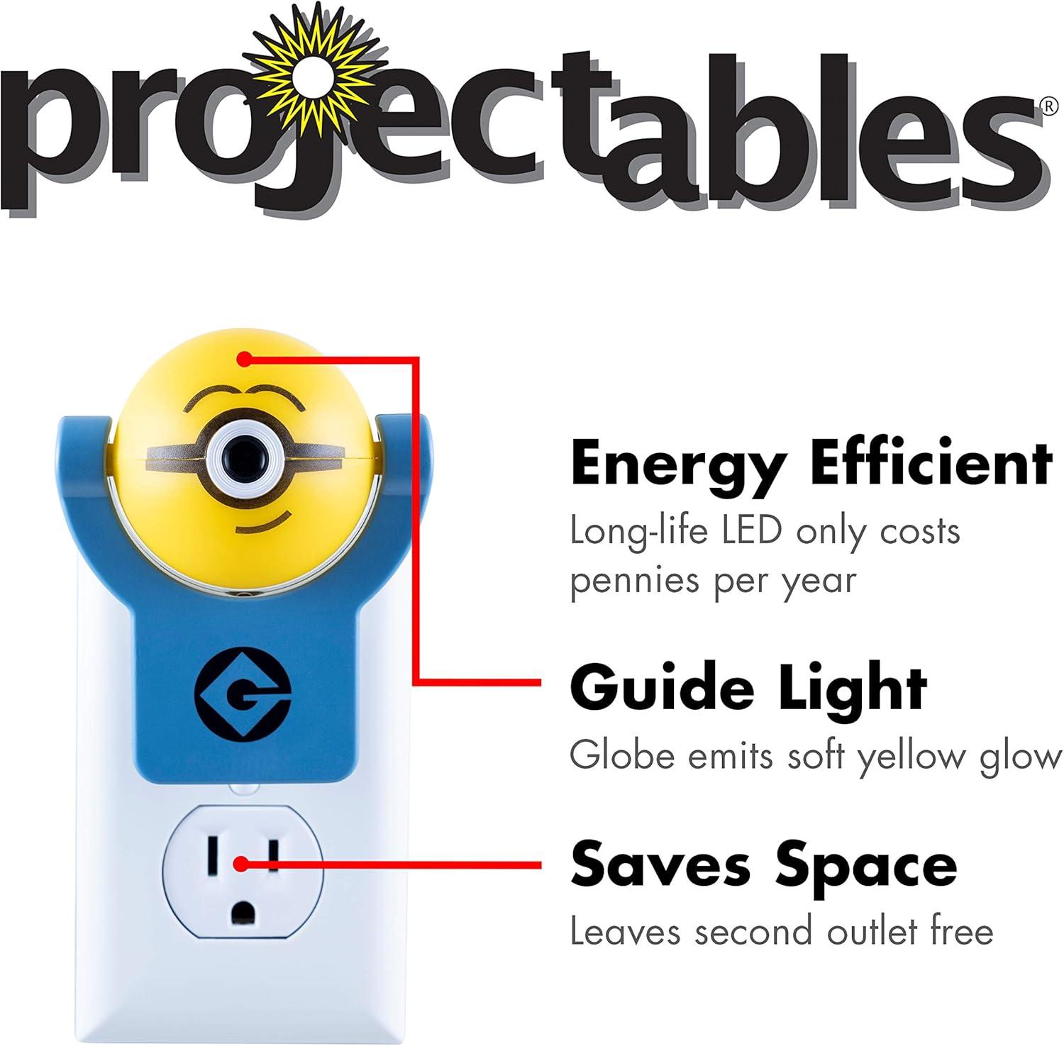 Projectables Minions LED Night Light, Plug-In, Light Sensing, 42029