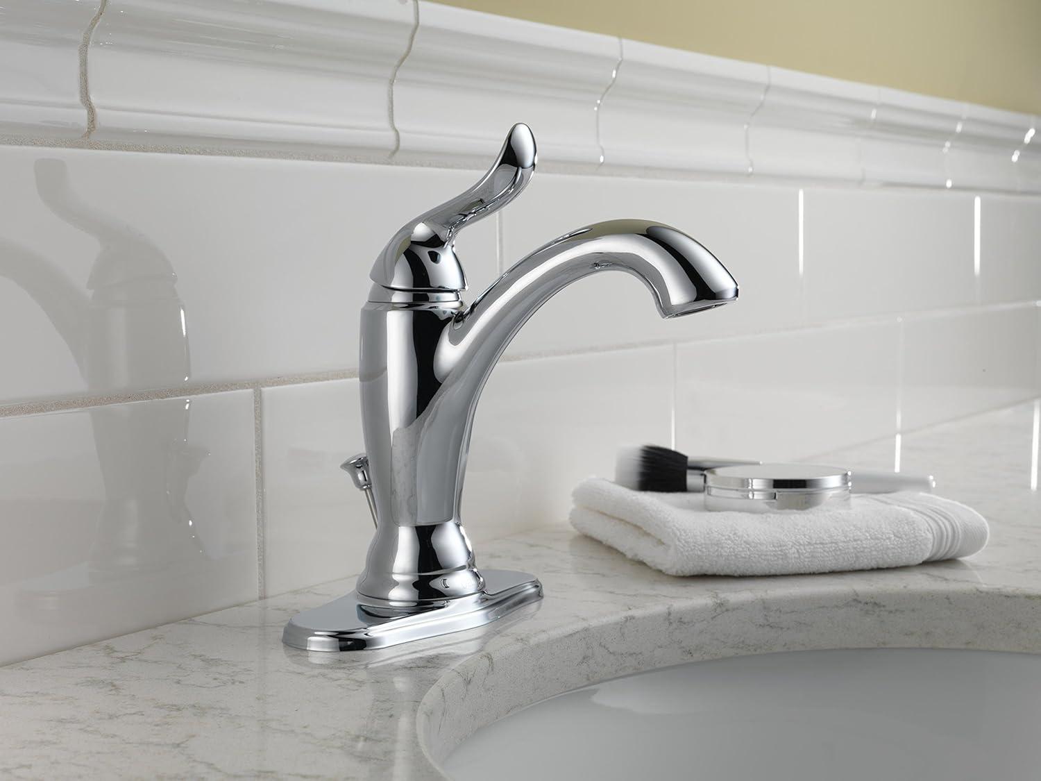 Linden™ Single Hole Bathroom Faucet with Drain Assembly and DIAMOND™ Seal Technology