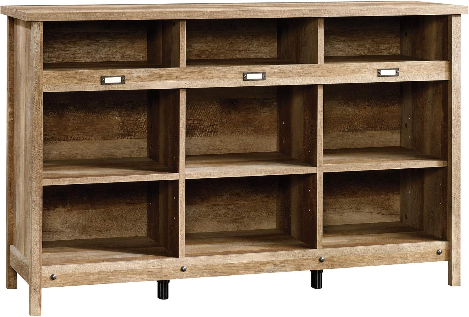 Sauder Adept 9 Cubby Storage Unit in Craftsman Oak