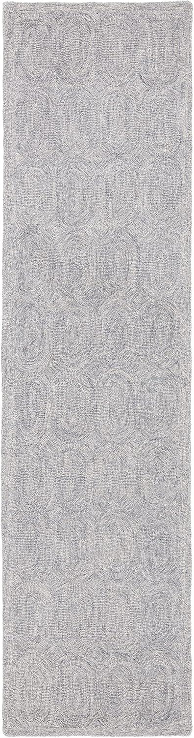 Metro MET124 Hand Tufted Runner Rug - Grey - 2'3"x9' - Safavieh.