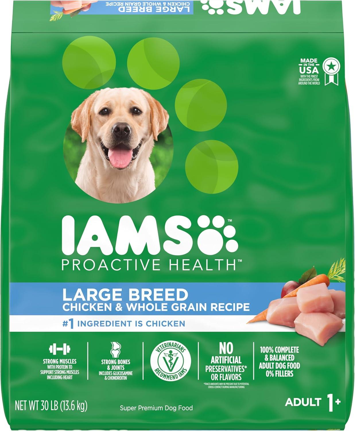 IAMS Proactive Health Chicken and Whole Grain Flavor Large Breed Adult Dry Dog Food