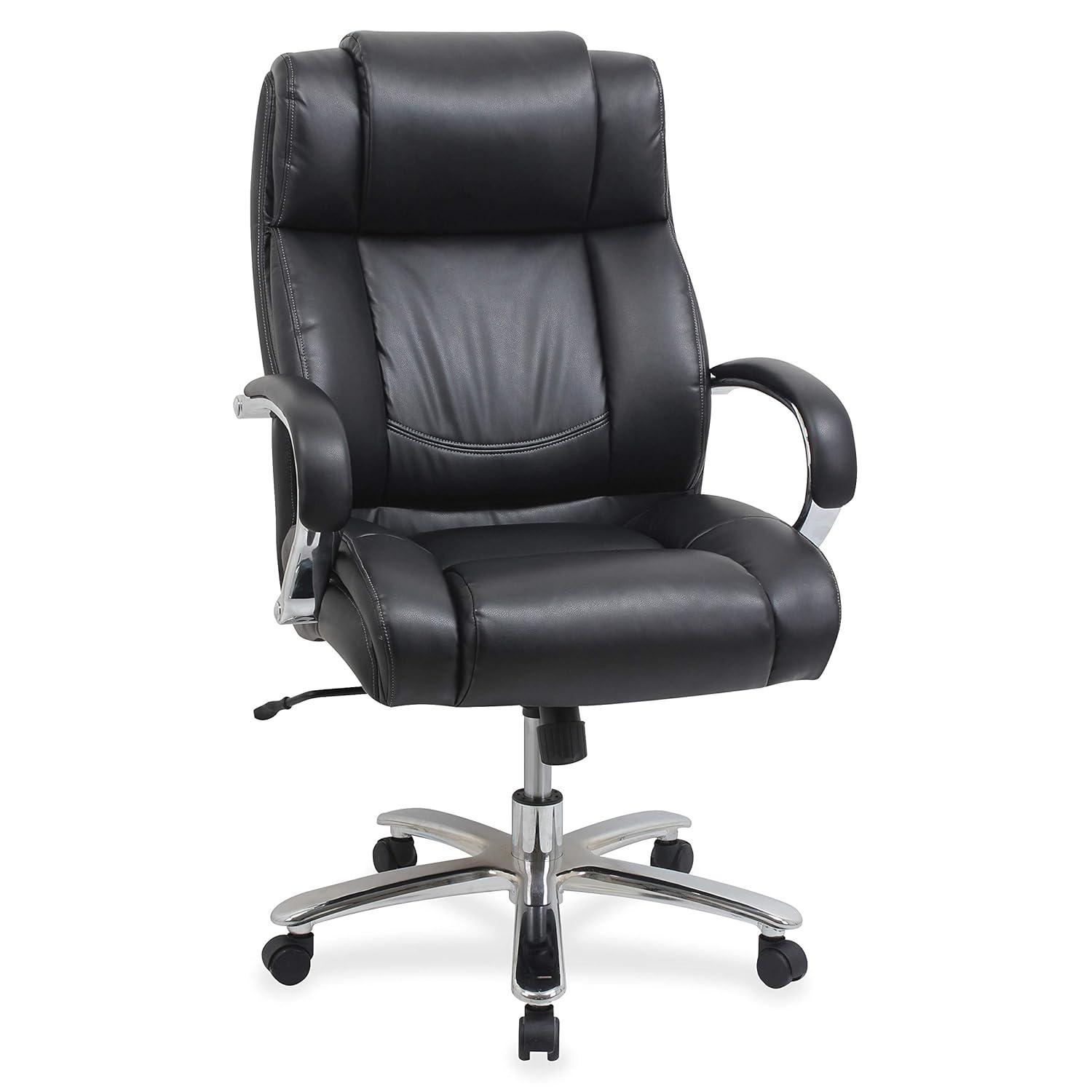 Inbox Zero Orlande Leather Executive Chair with UltraCoil Comfort