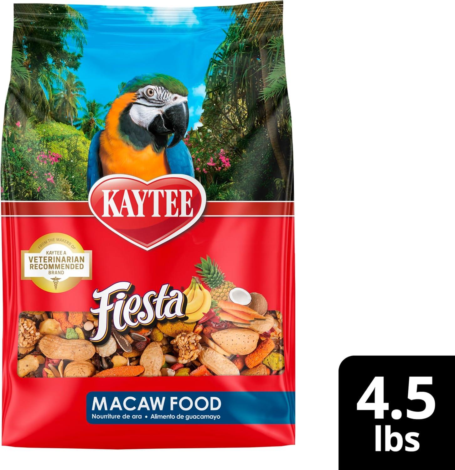 Kaytee Fiesta Macaw Food 4.5 pounds
