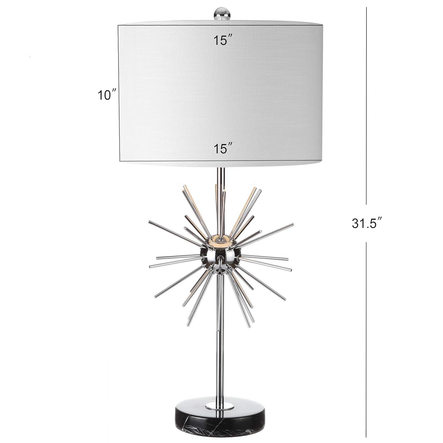 Jonathan Y Aria Metal/Marble Led Table Lamp (Set Of 2)