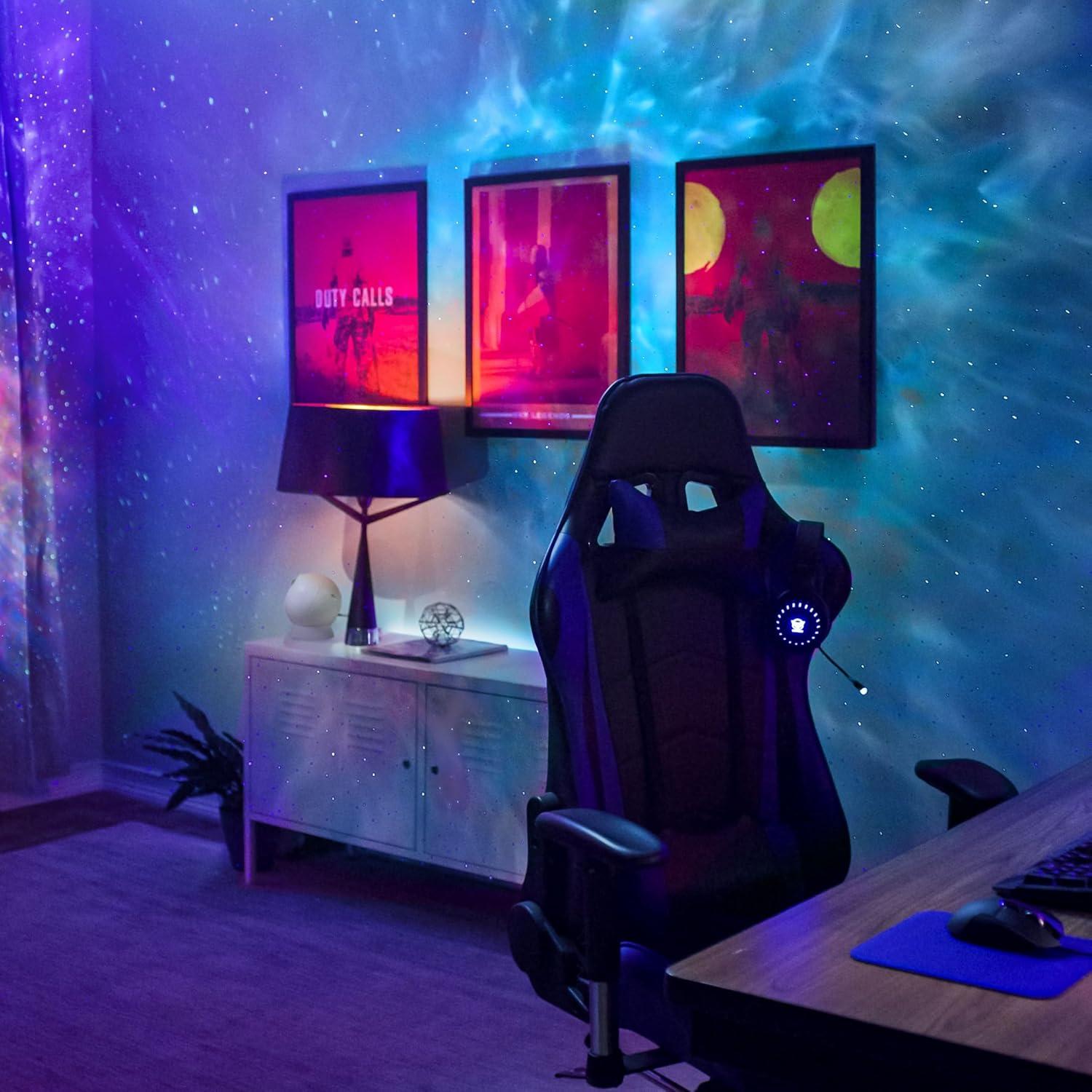 Sky Lite Evolve Galaxy Projector Cloud - BlissLights: LED Starlight, Astronaut Theme, Room Ambiance