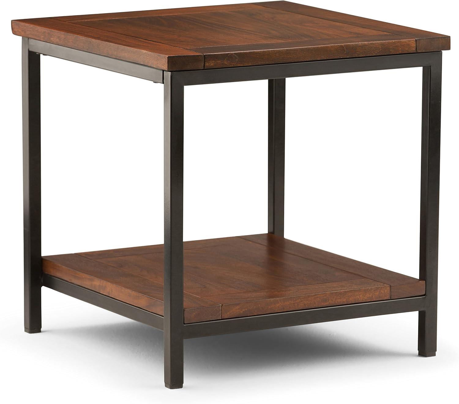 Martines Solid Wood End Table with Storage