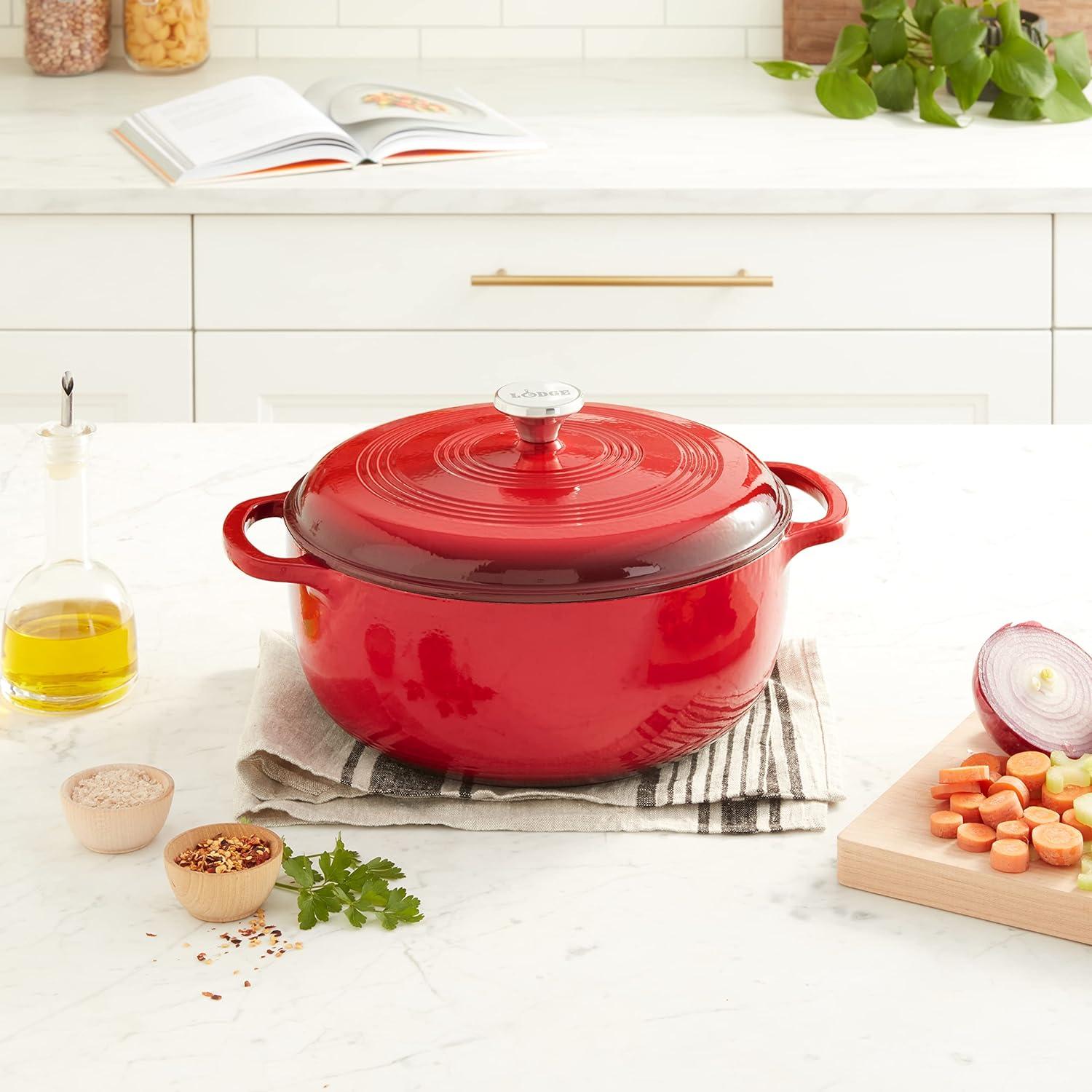 Lodge Enameled Cast Iron Dutch Oven