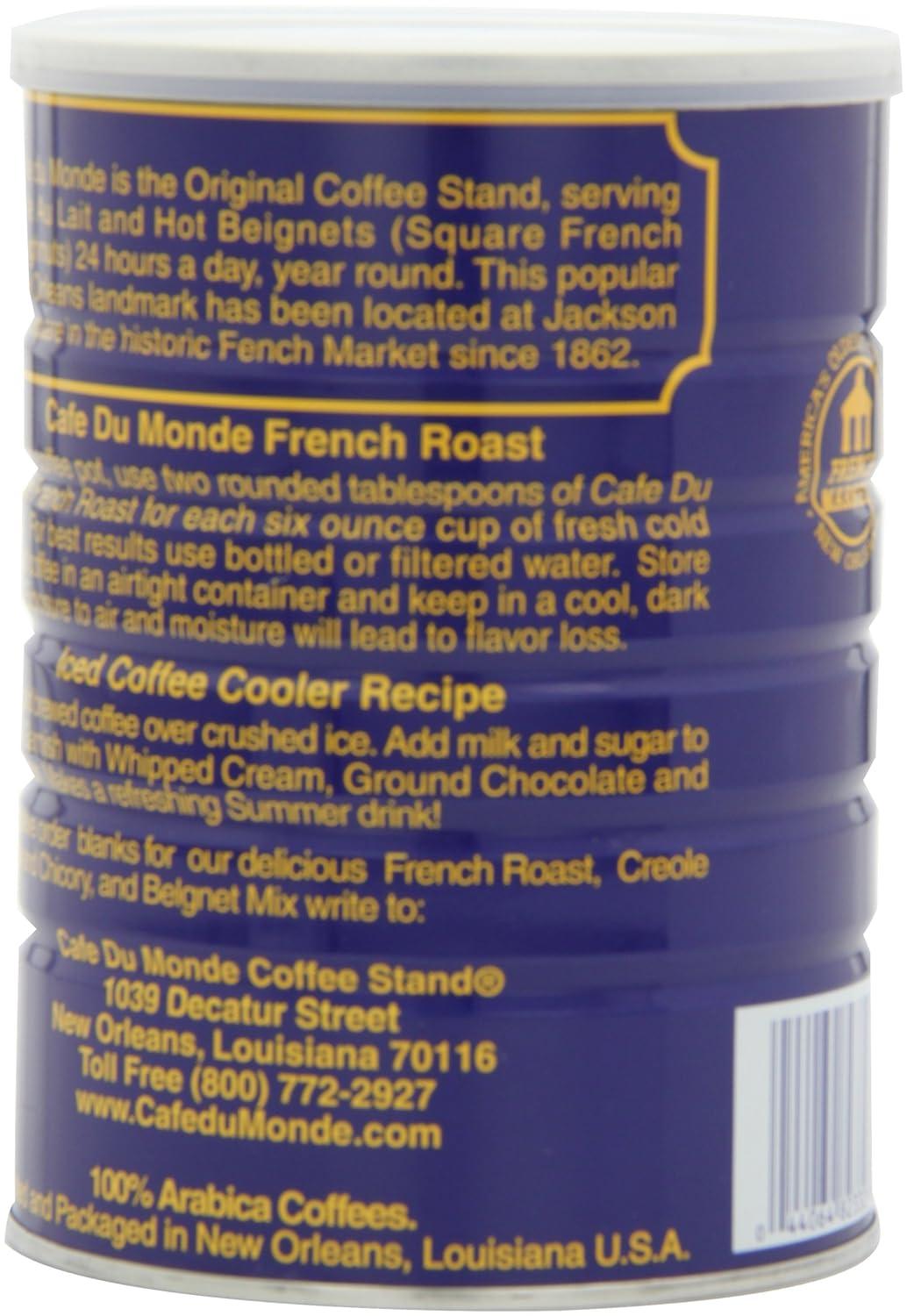 Cafe Du Mond: Coffee French Roast, 13 Oz