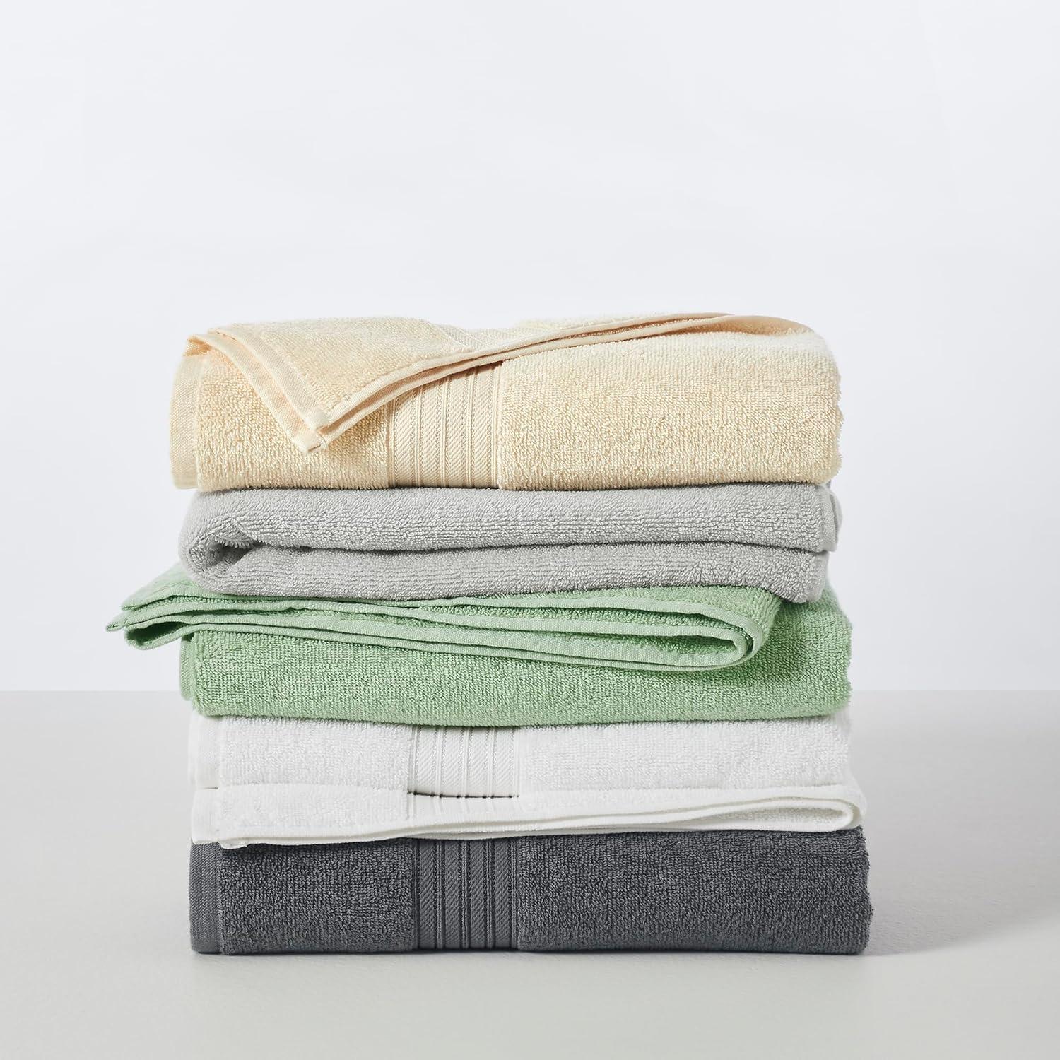 Hokku Designs Super Soft 100% Cotton Quick-Dry Bath Towels (Set of 4)