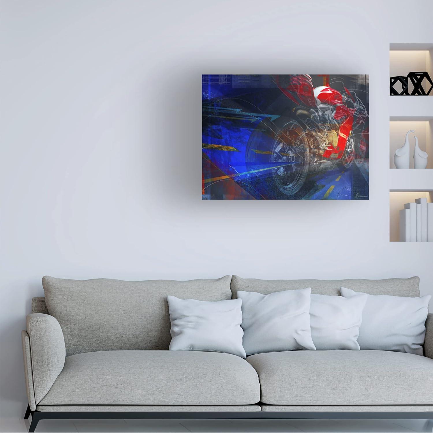 Greg Simanson 'Ducati Speed' Canvas Art