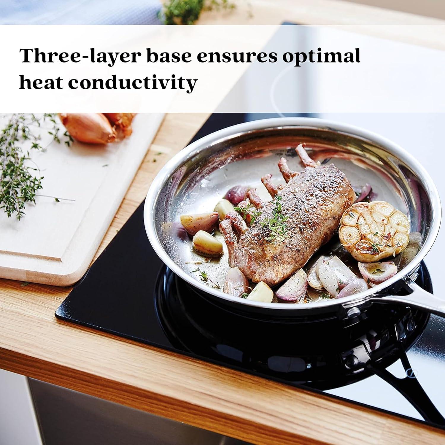 Alva Alva Chef Premium Stainless Steel Frying Pan Skillet