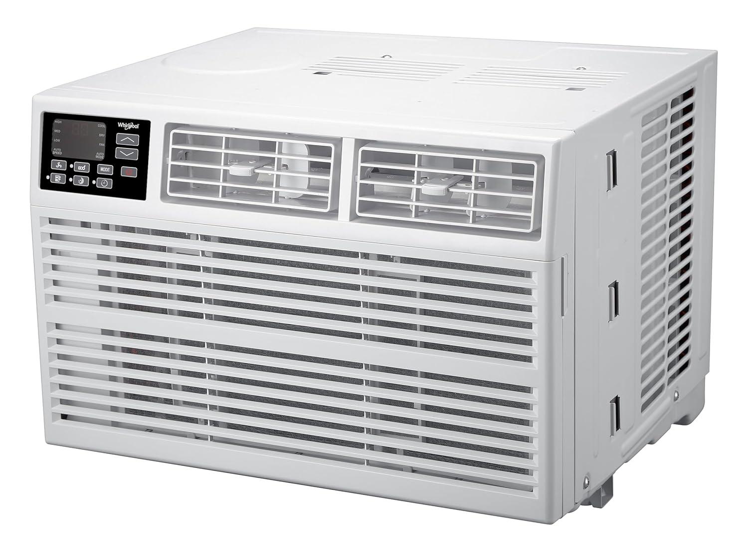 Whirlpool 24,000 BTU 230V Window-Mounted Air Conditioner with Remote Control