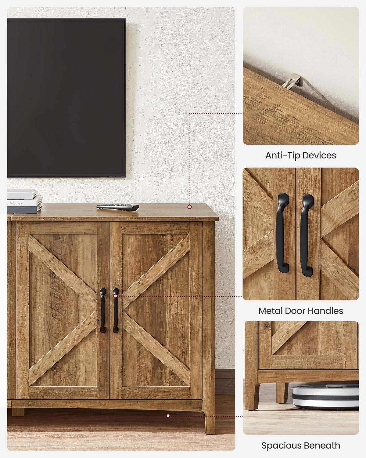 Wrought Studio™ Yvette 59"W Credenza Sideboard, Buffet Storage Cabinet