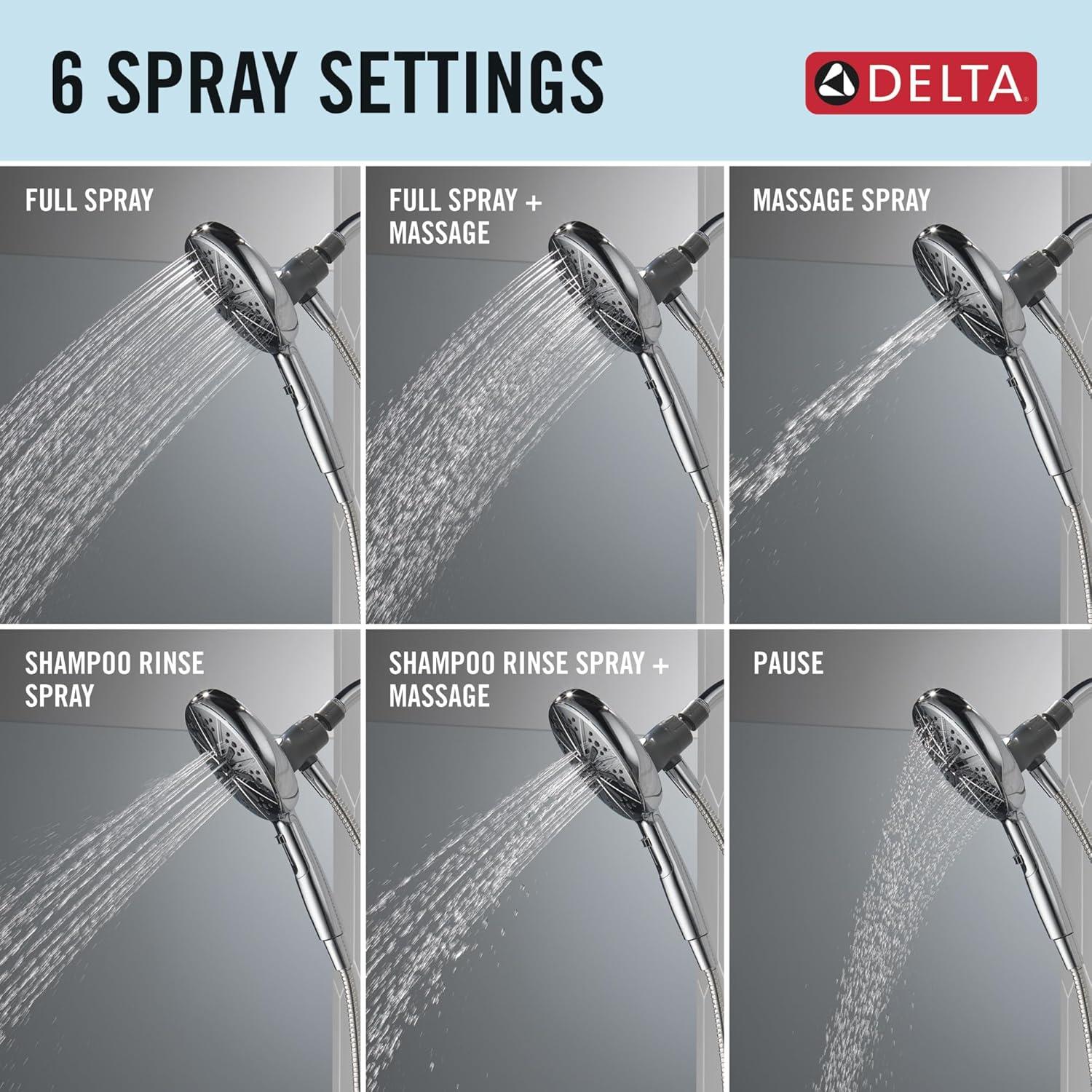 Nicoli 144749-HS Monitor 14 Series Tub and Shower with SureDock Hand Shower