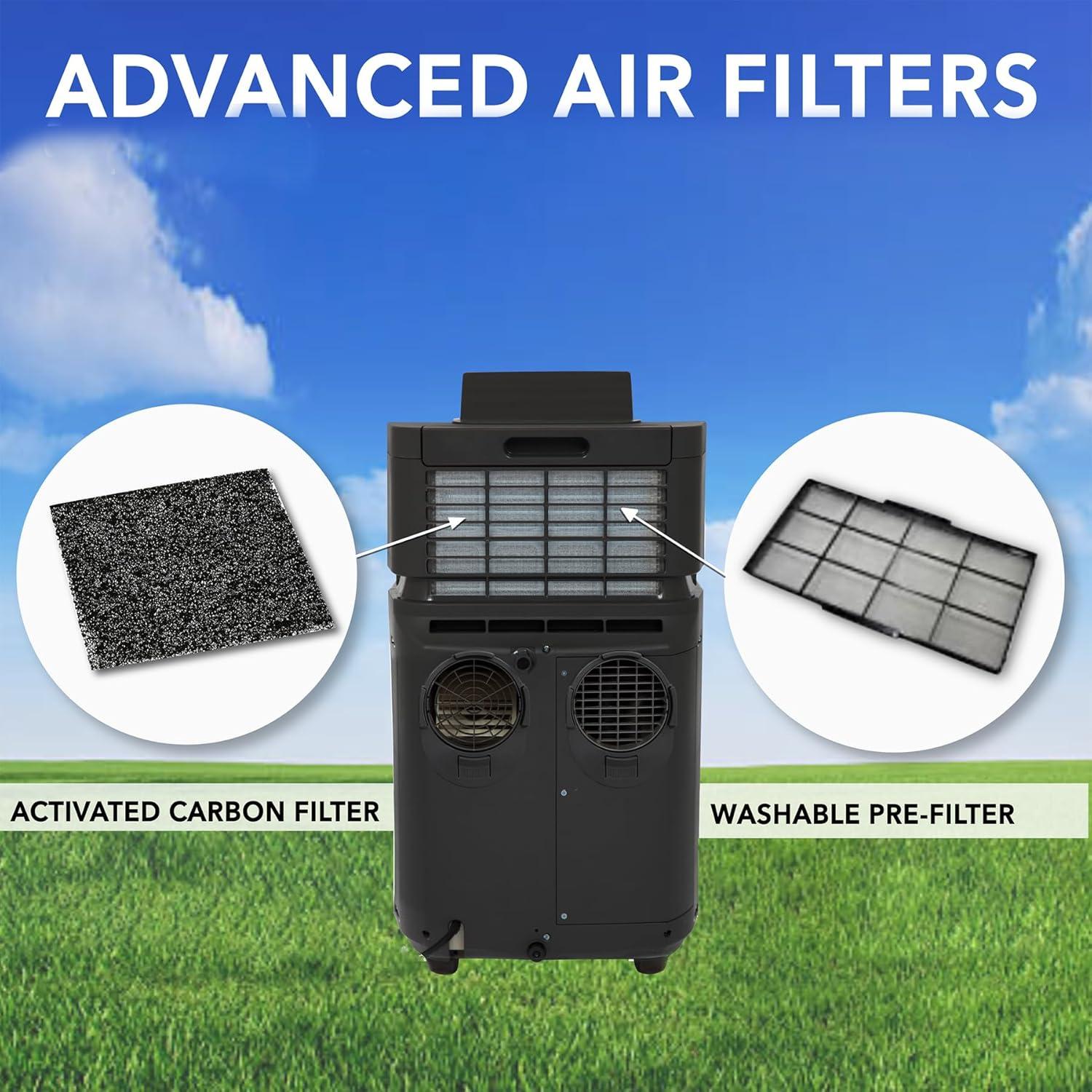 Whynter Whynter Elite 12000 BTU Dual Hose Portable Air conditioner and Heater for 400 sq. ft.