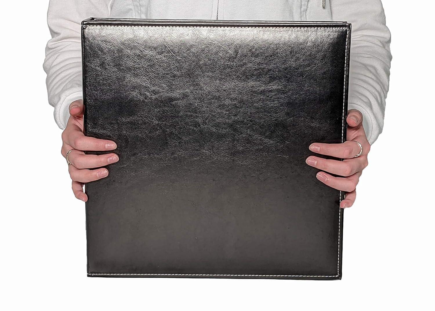 BEACHWATER POOL & SPA, LLC Photo Album Self Adhesive, 100 Pages 50 Sheets, Self Stick Sheet, Scrapbook, Picture Book, 4X6, 5X7, 8X10, 8-1/2X11, Replaceable Pages