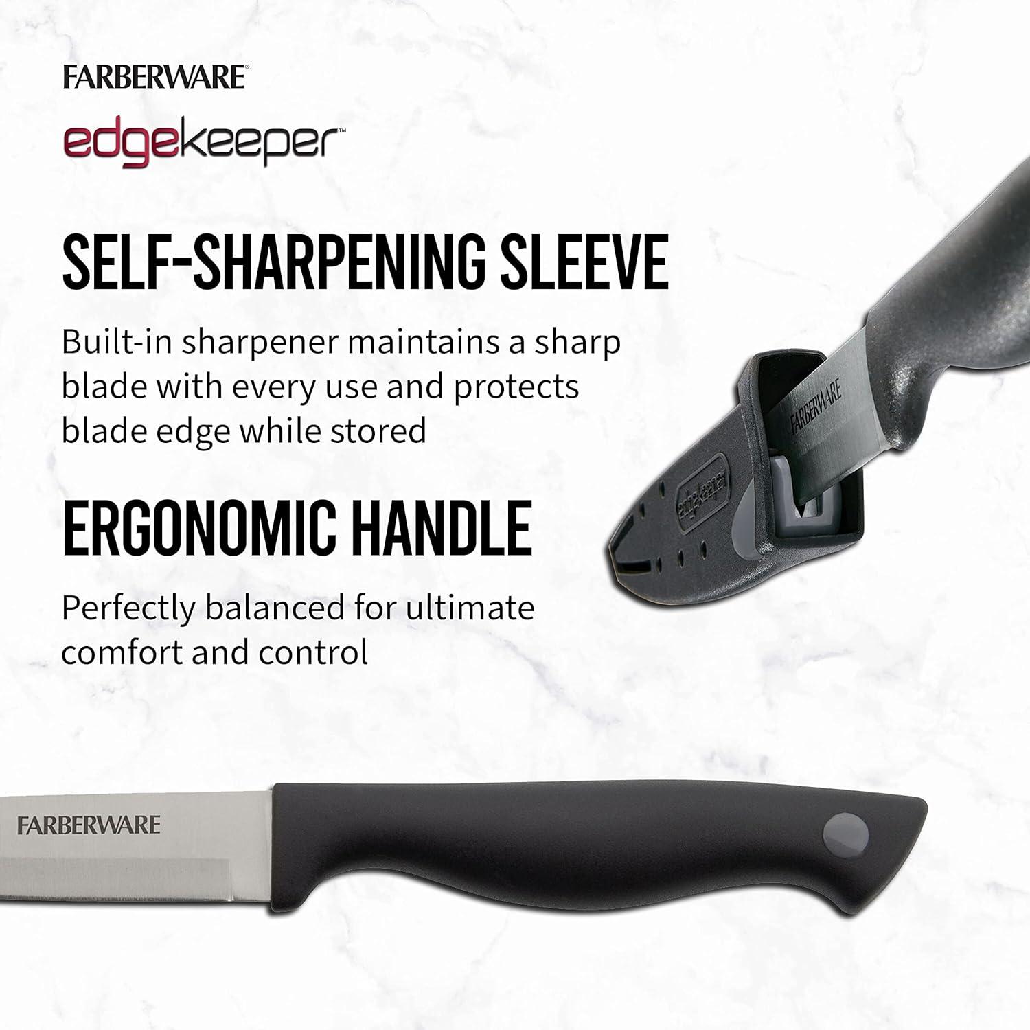 Farberware Farberware Edgekeeper Paring Knife with Built-In Self-Sharpening Blade Cover