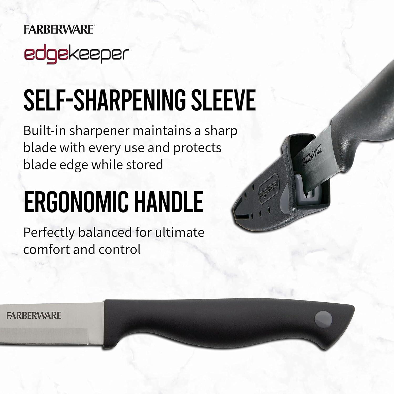 Farberware Farberware Edgekeeper Paring Knife with Built-In Self-Sharpening Blade Cover