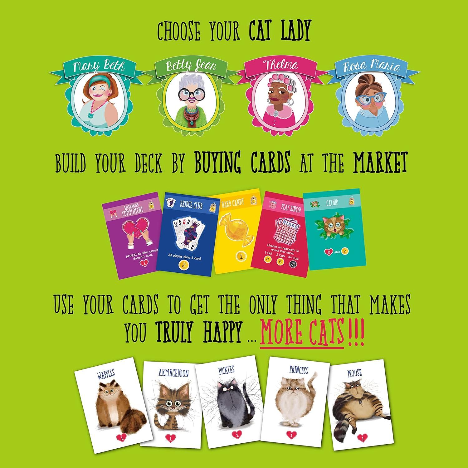 Cat Ladies of Maple Street Family-Friendly Strategy Board Game