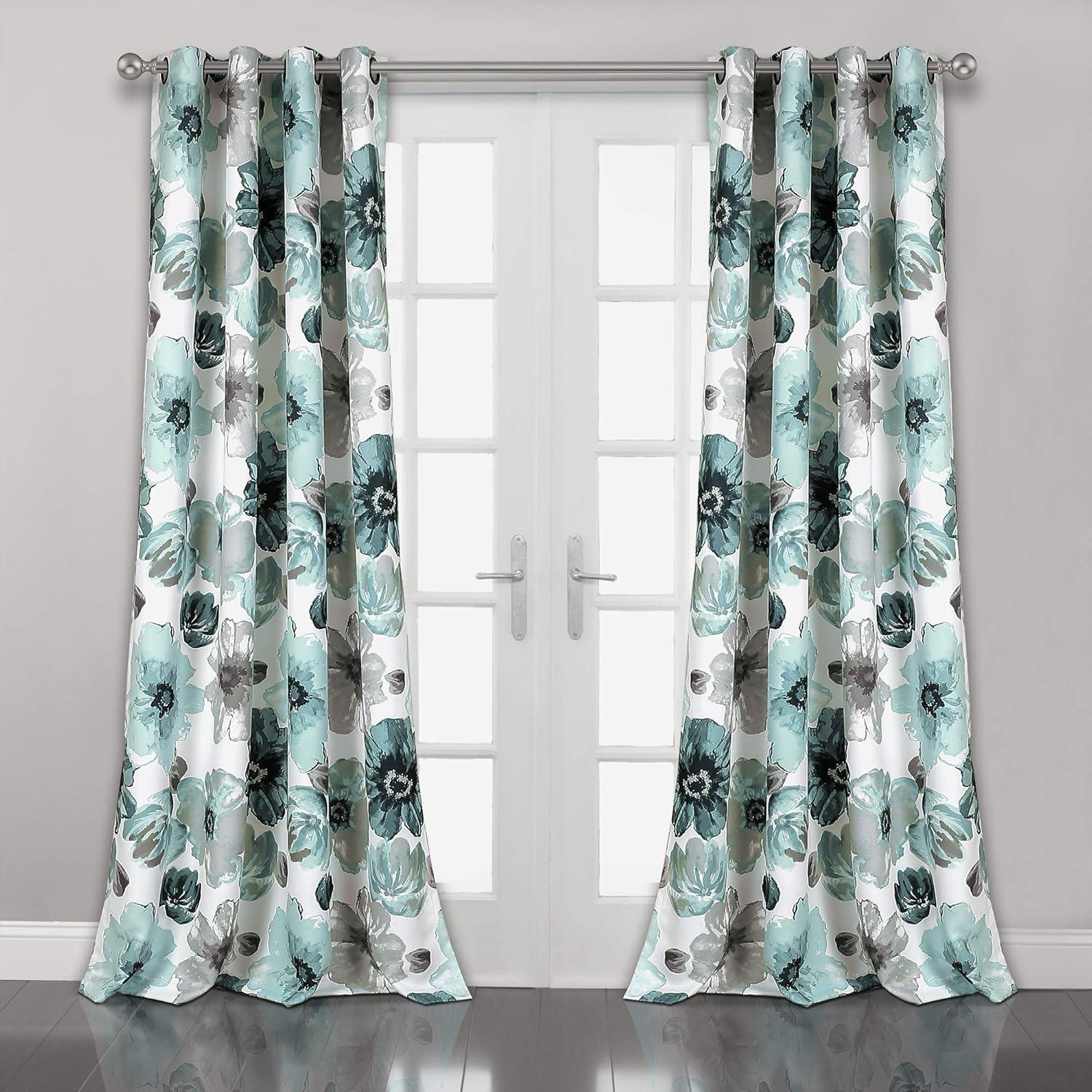 Torre & Tagus Leah Polyester Room Darkening Curtain Pair (Set of 2)