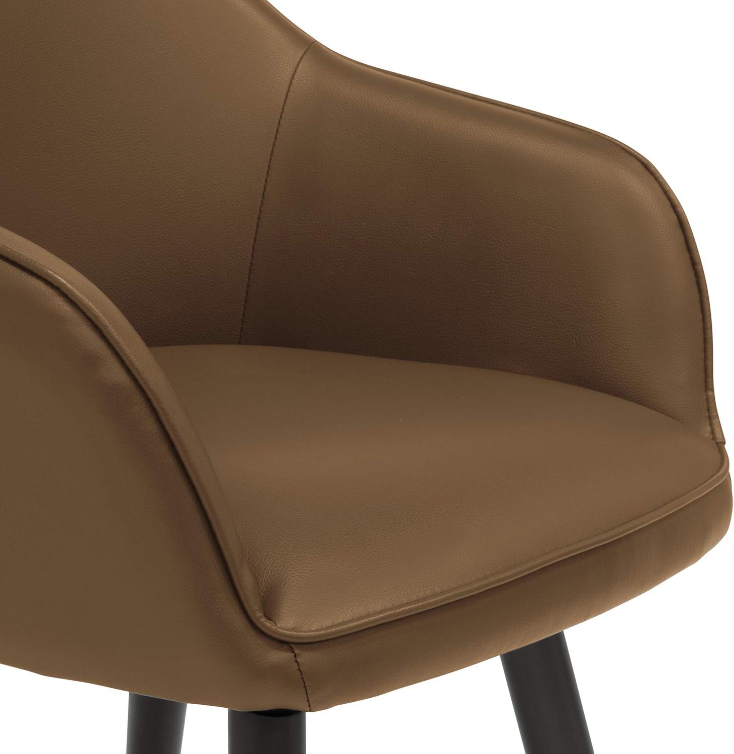 Dome Swivel Office/Dining/Guest Accent Chair with Arms Leather - Studio Designs Home