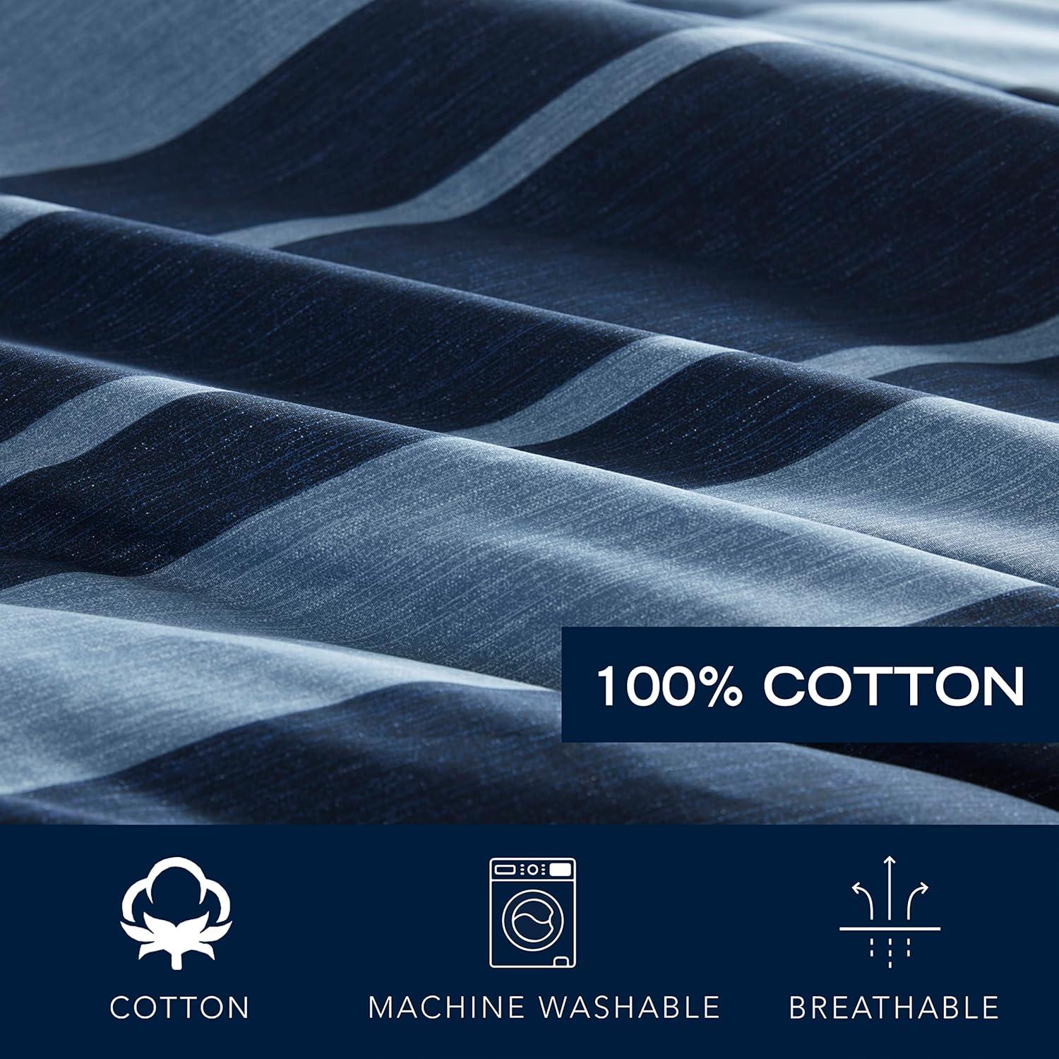 Nautica Nautica Longpoint Navy Reversible Cotton Comforter Set