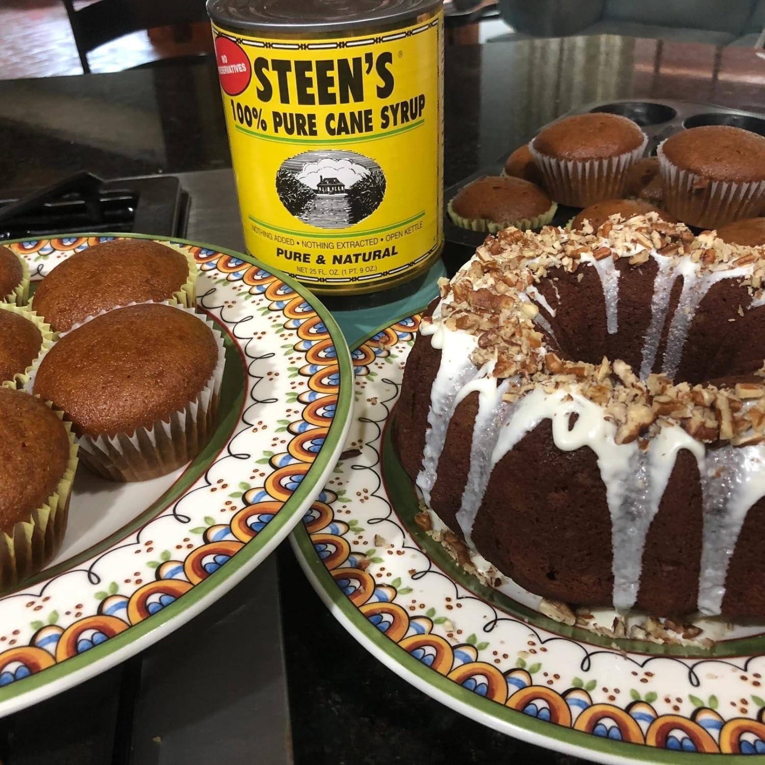 Steen's 100% Pure Cane Syrup 90 Fl Oz Yellow Tin