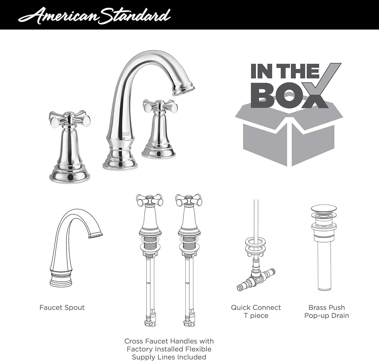 Delancey Widespread Bathroom Faucet with Drain Assembly