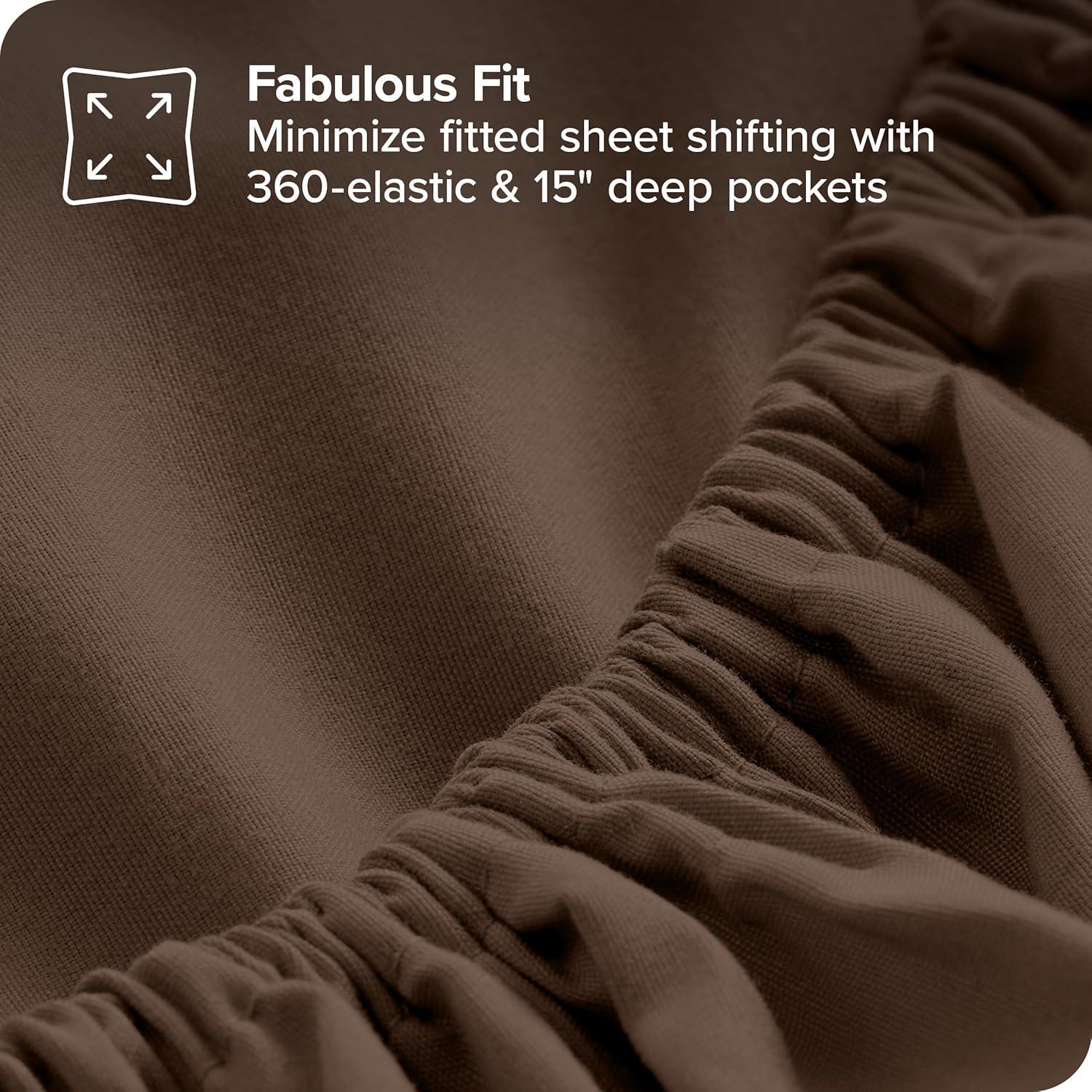 Bare Home 1800 Premium Microfiber Reversible Bed-In-A-Bag