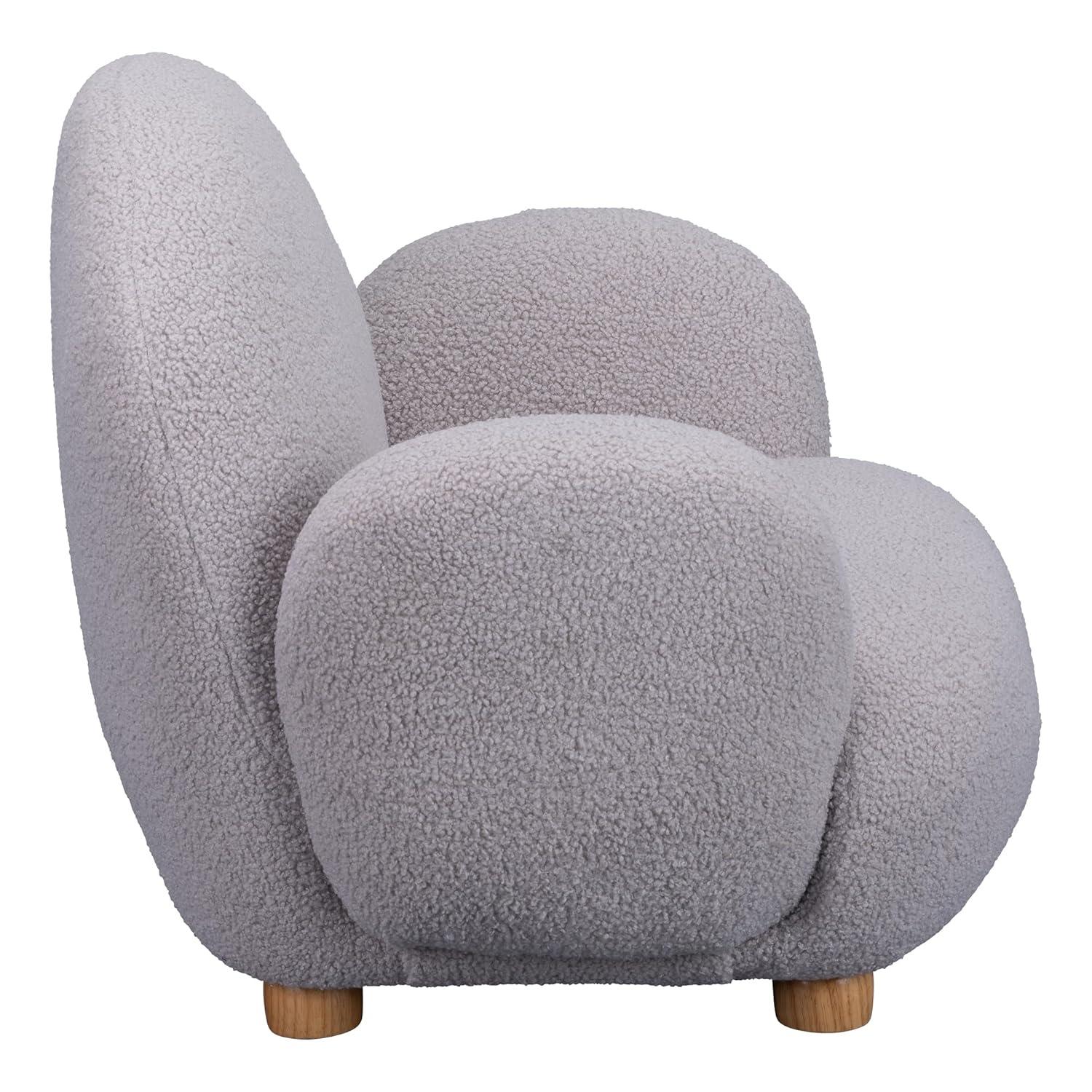 Sprogs Kids Comfy Plush Reading Chair With Arms - Sturdy Cushioned Accent Chair For Toddlers, Childrens Bedroom, Lounge, Preschool, Daycare - Teddy Bear Fabric