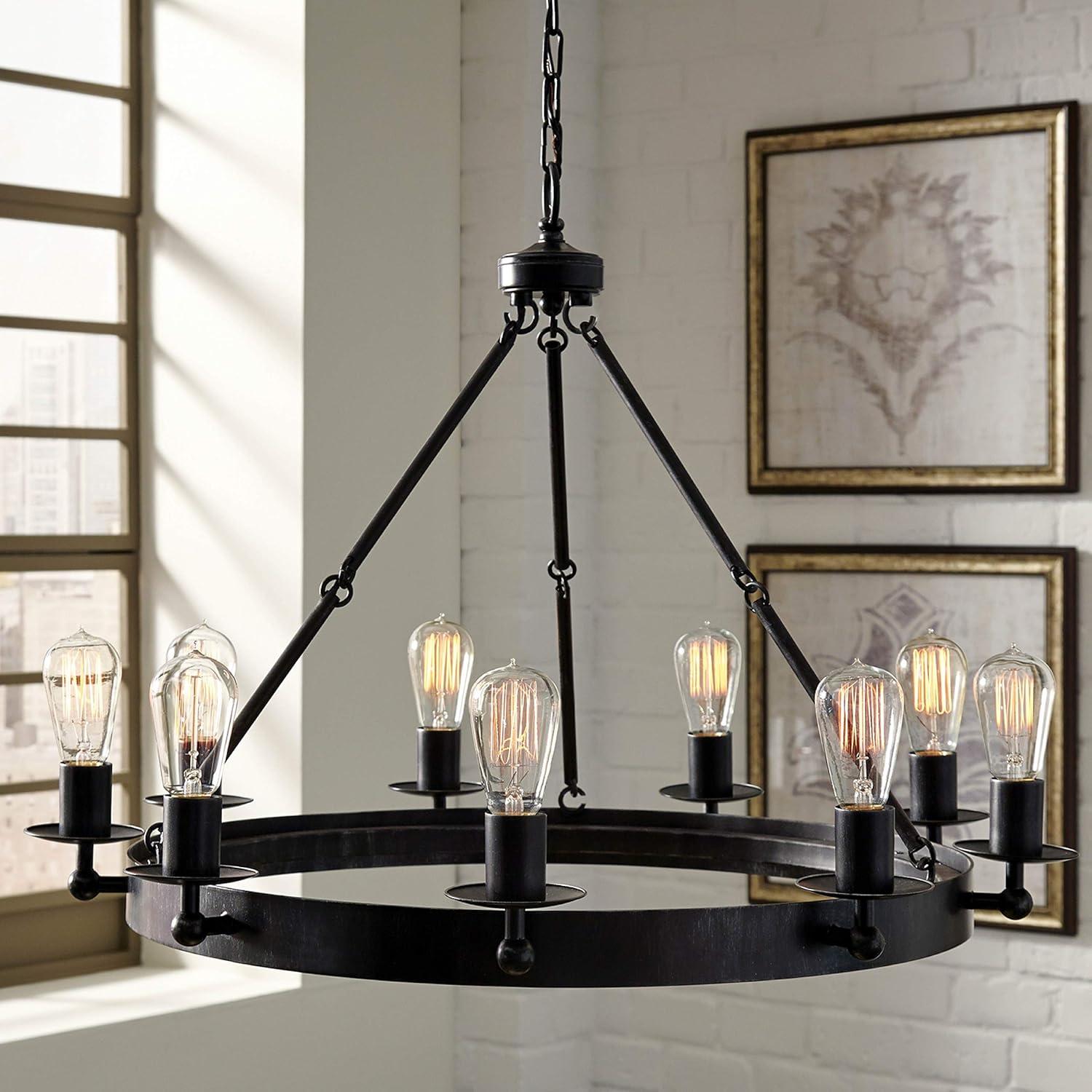 Rosswood Metal Chandelier (25"-31")