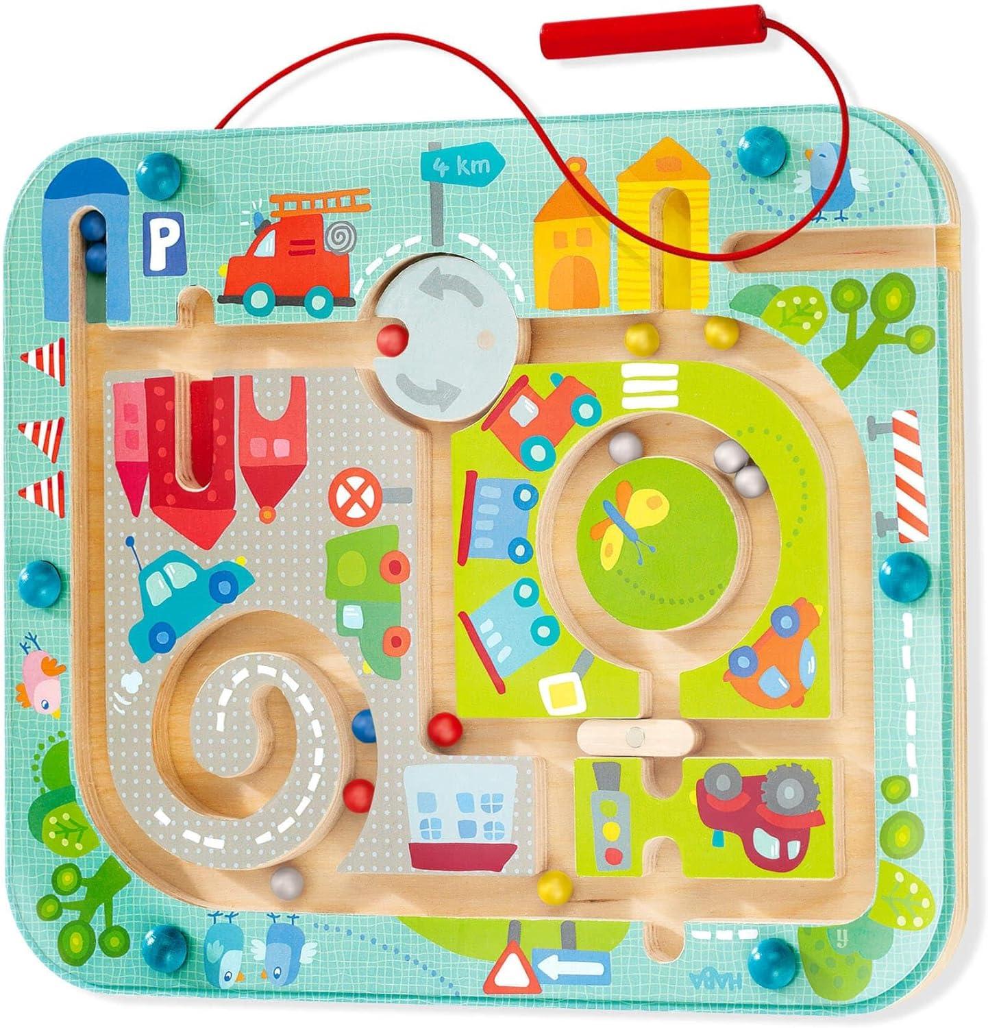 Colorful Magnetic Town Maze Puzzle for Toddlers