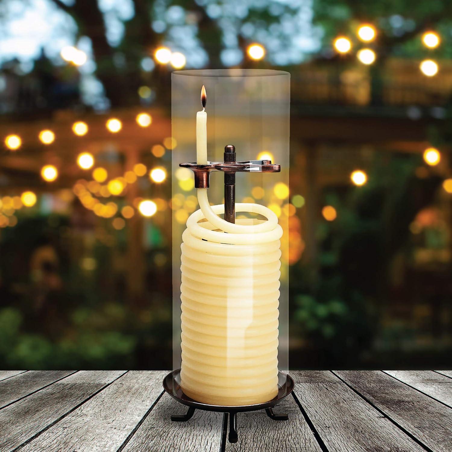 Eco-friendly Citronella Beeswax Coil Candle Refill, 80-Hour