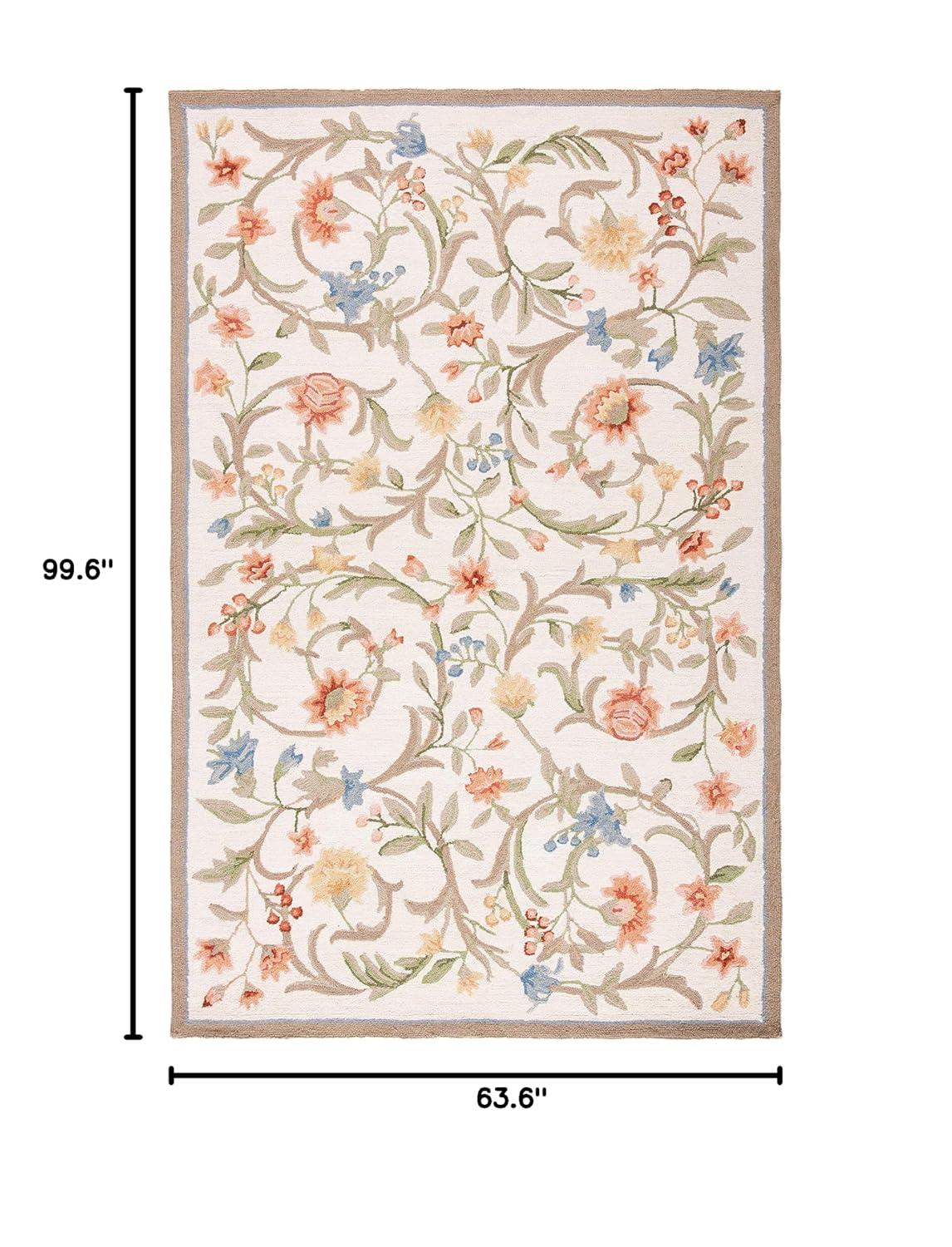 Chelsea HK248 Handmade Area Rug - 5'3"x8'3" - Ivory - Safavieh