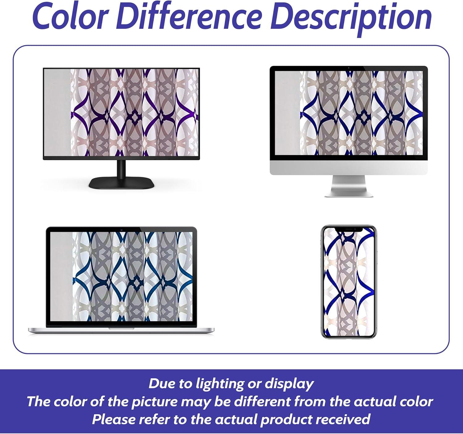 DriftAway Rod Pocket Blackout Valances, 52" x 14"