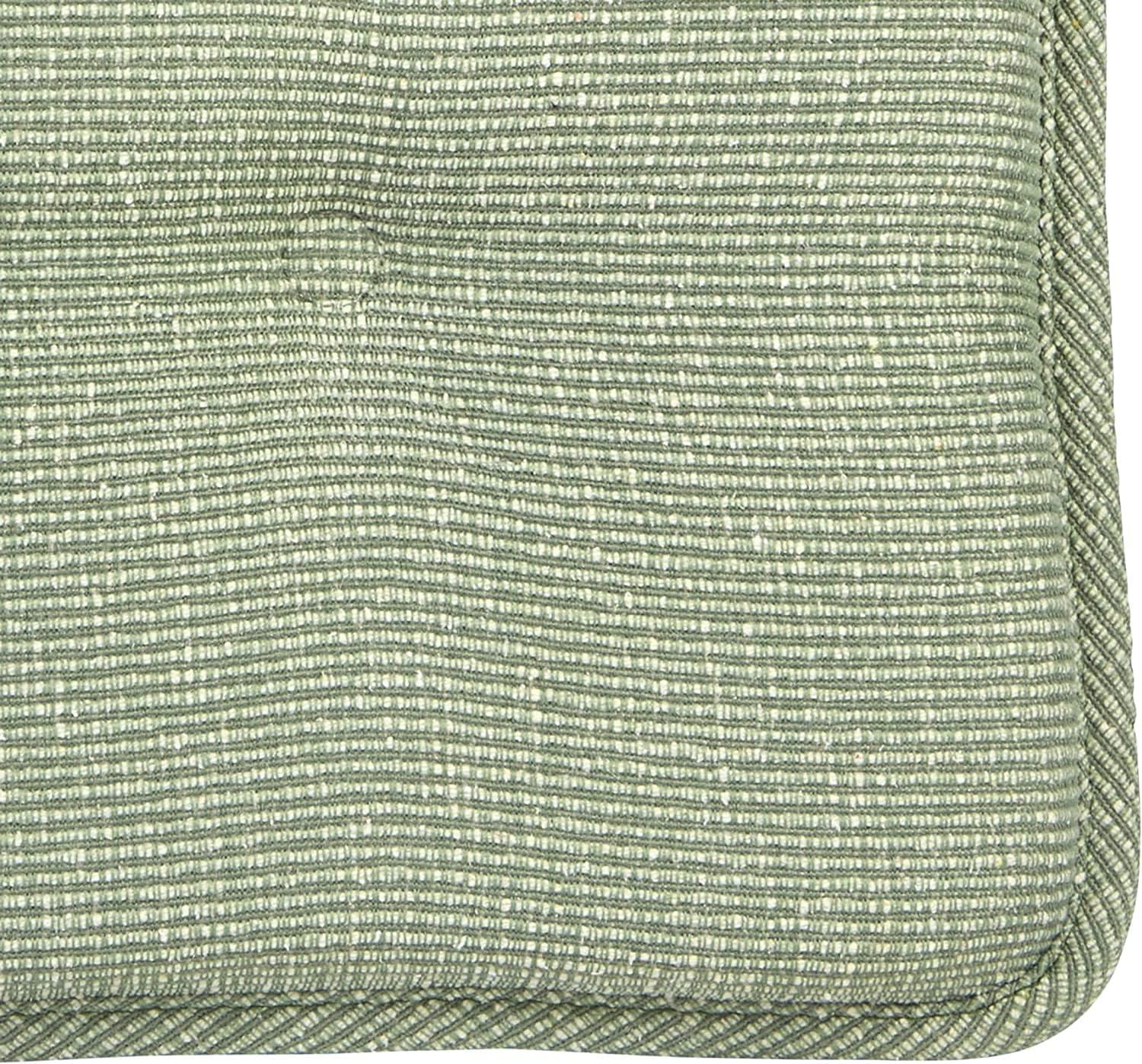 The Gripper Non-Slip 15" x 16" Saturn Tufted Kitchen or Dining Chair Cushions, Set of 2