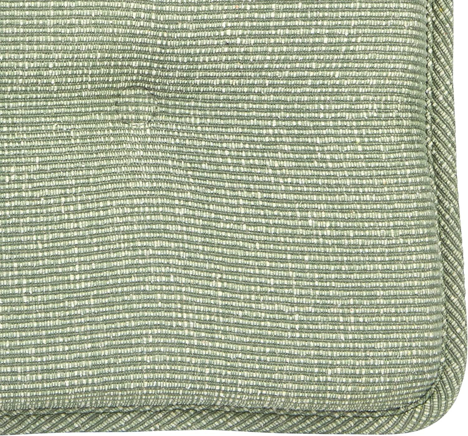 The Gripper Non-Slip 15" x 16" Saturn Tufted Kitchen or Dining Chair Cushions, Set of 2