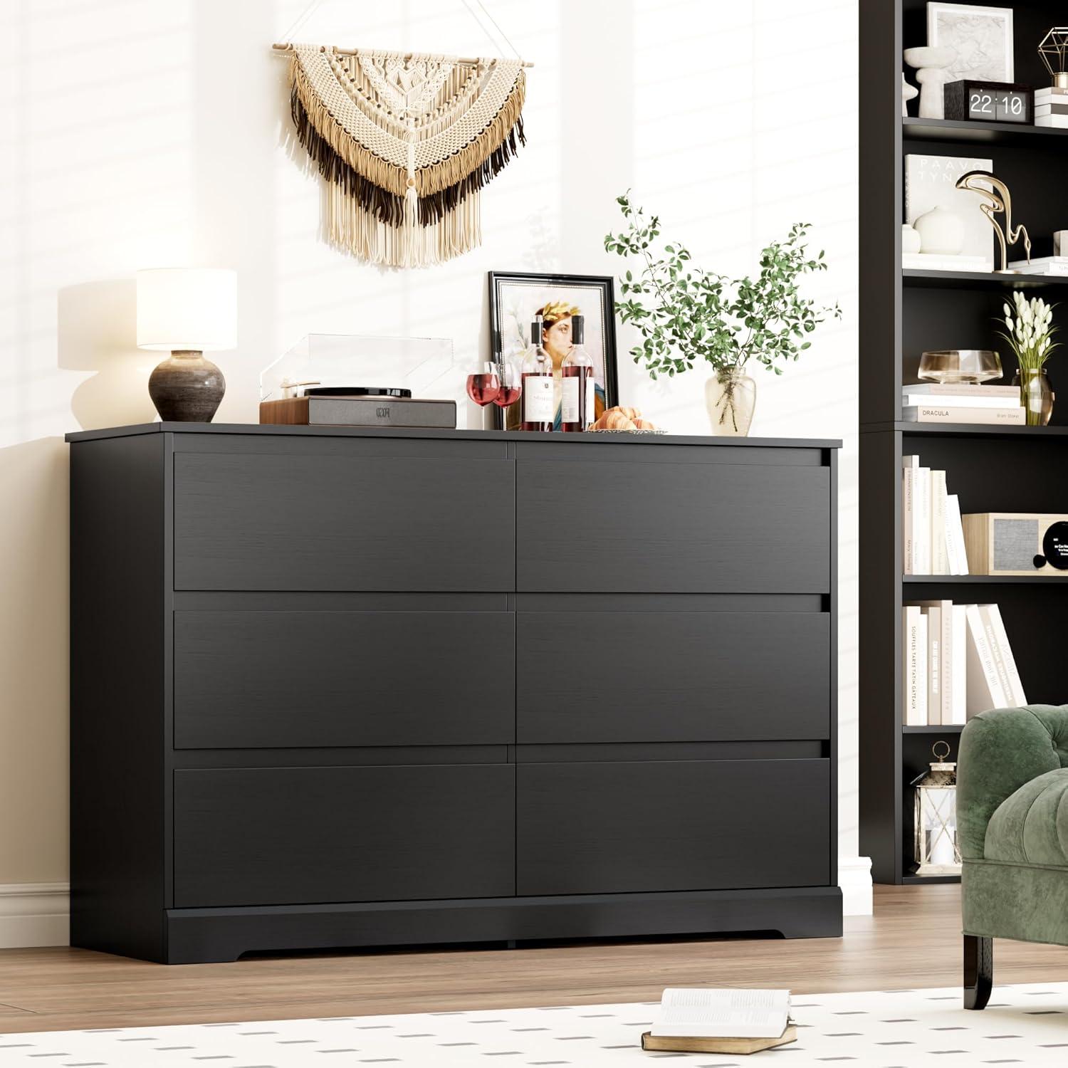 Hommoo 6 Drawer Double Dresser for Bedroom