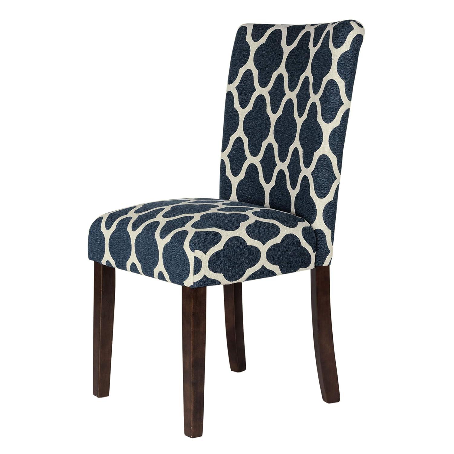 HomePop Parsons Dining Chairs (Set of 2), Quatrefoil