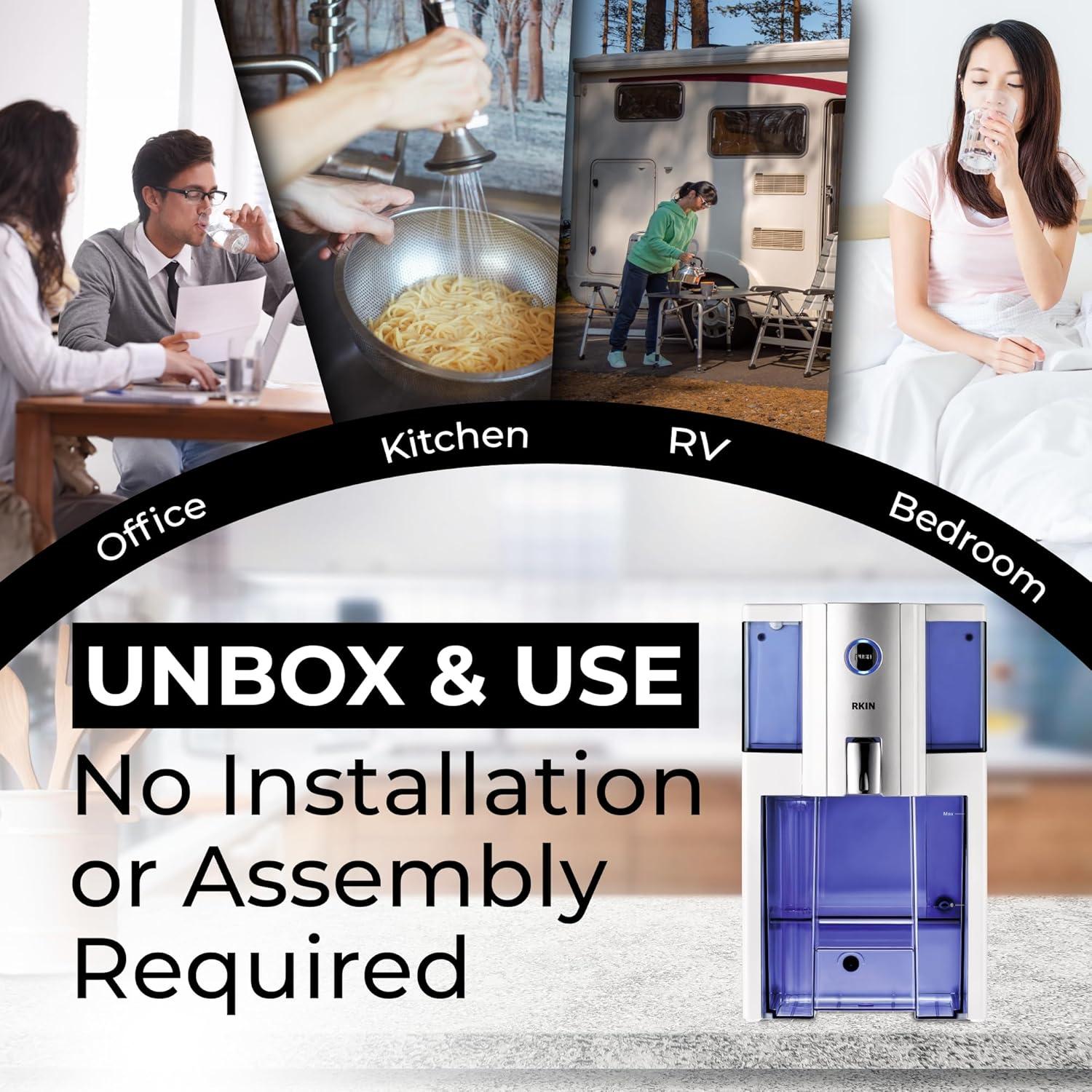 Zero Installation Purifier Countertop Reverse Osmosis Water Filter