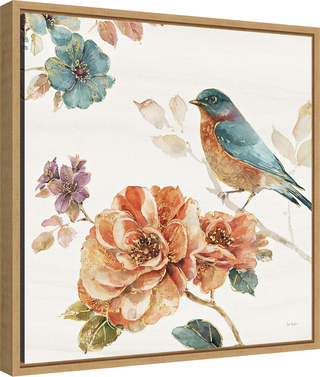 Amanti Art Spiced Nature III Soft White by Lisa Audit Canvas Wall Art Print Framed 16-in. x 16-in.