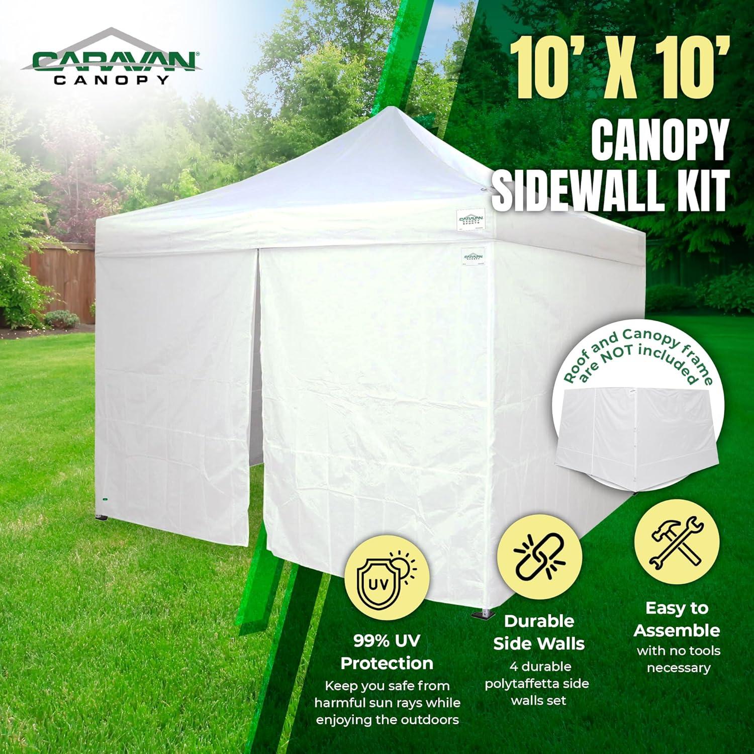 Caravan Canopy M-Series Tent Sidewalls, Frame/Roof Not Included