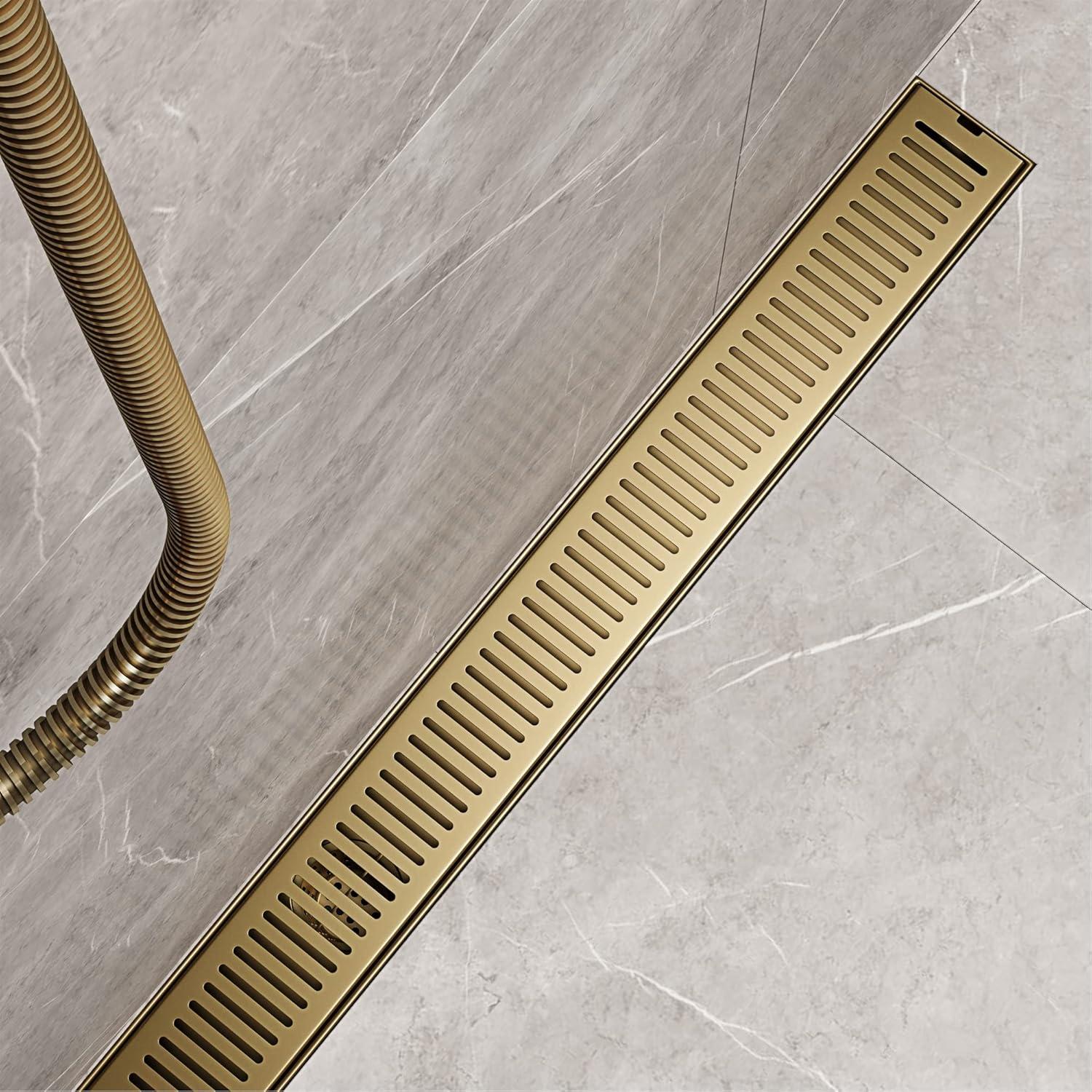 Elan 36" Rectangular Grate Linear Grid Shower Drain