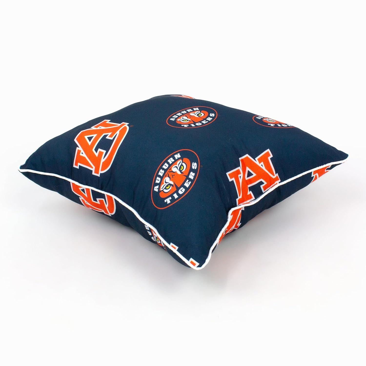 College Covers NCAA Cotton Reversible Throw Pillow (Set of 2)