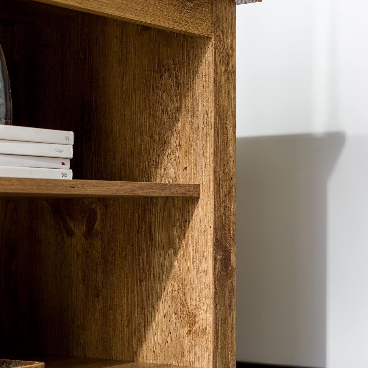 WE Furniture 24" H x 58" W x 16" Wood TV Media Stand Storage Console