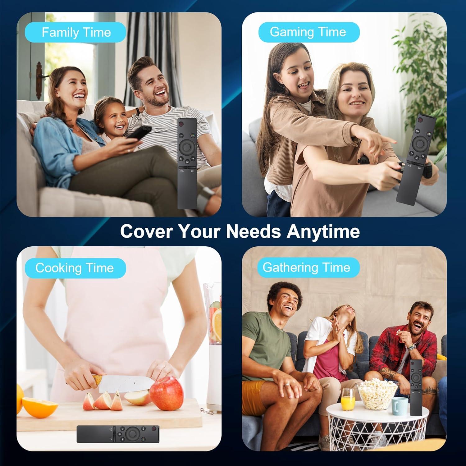 (Pack of 2)ZOUYUE Universal Remote for All Samsung TV,Compatible for All Samsung Smart TV LED LCD HD TV