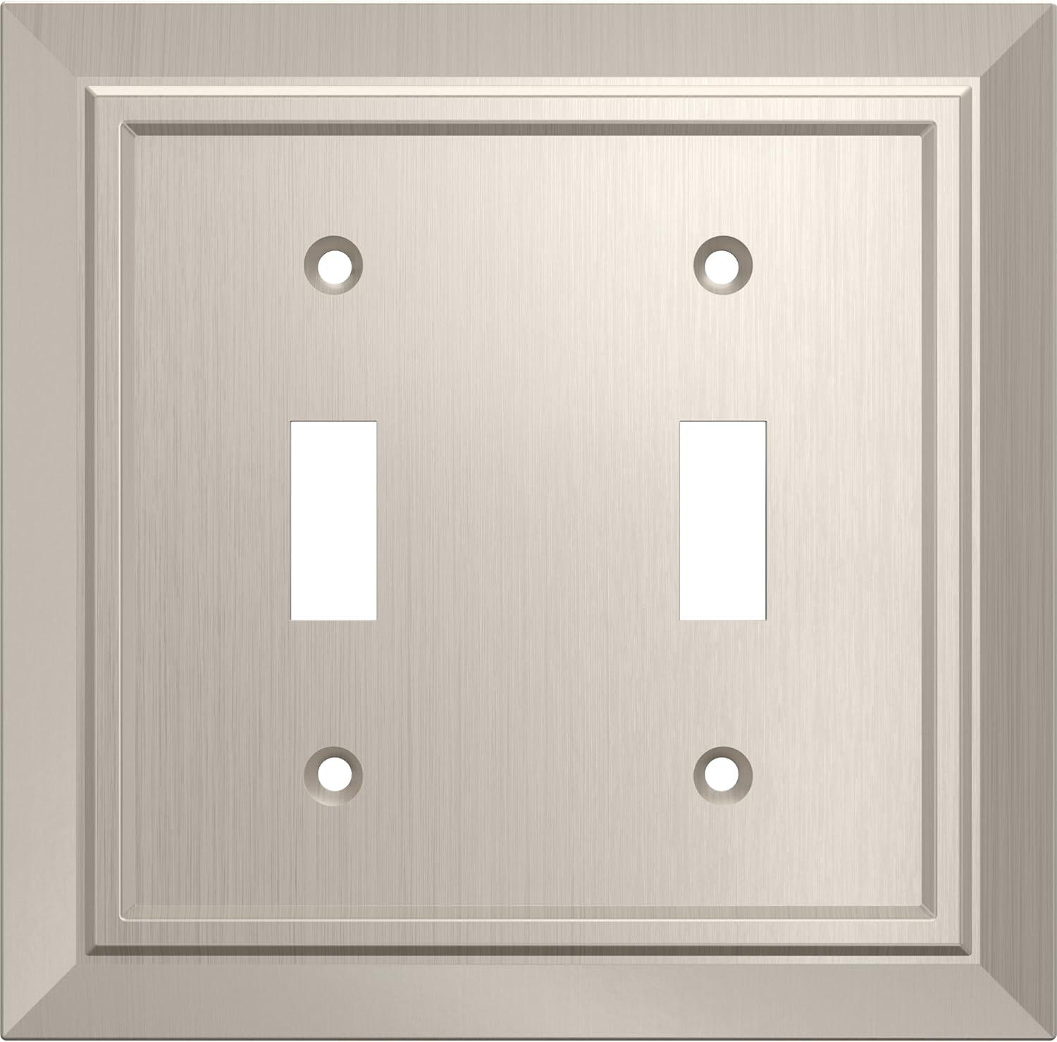 Franklin Brass Classic Architecture 2-Gang Toggle Light Switch Wall Plate
