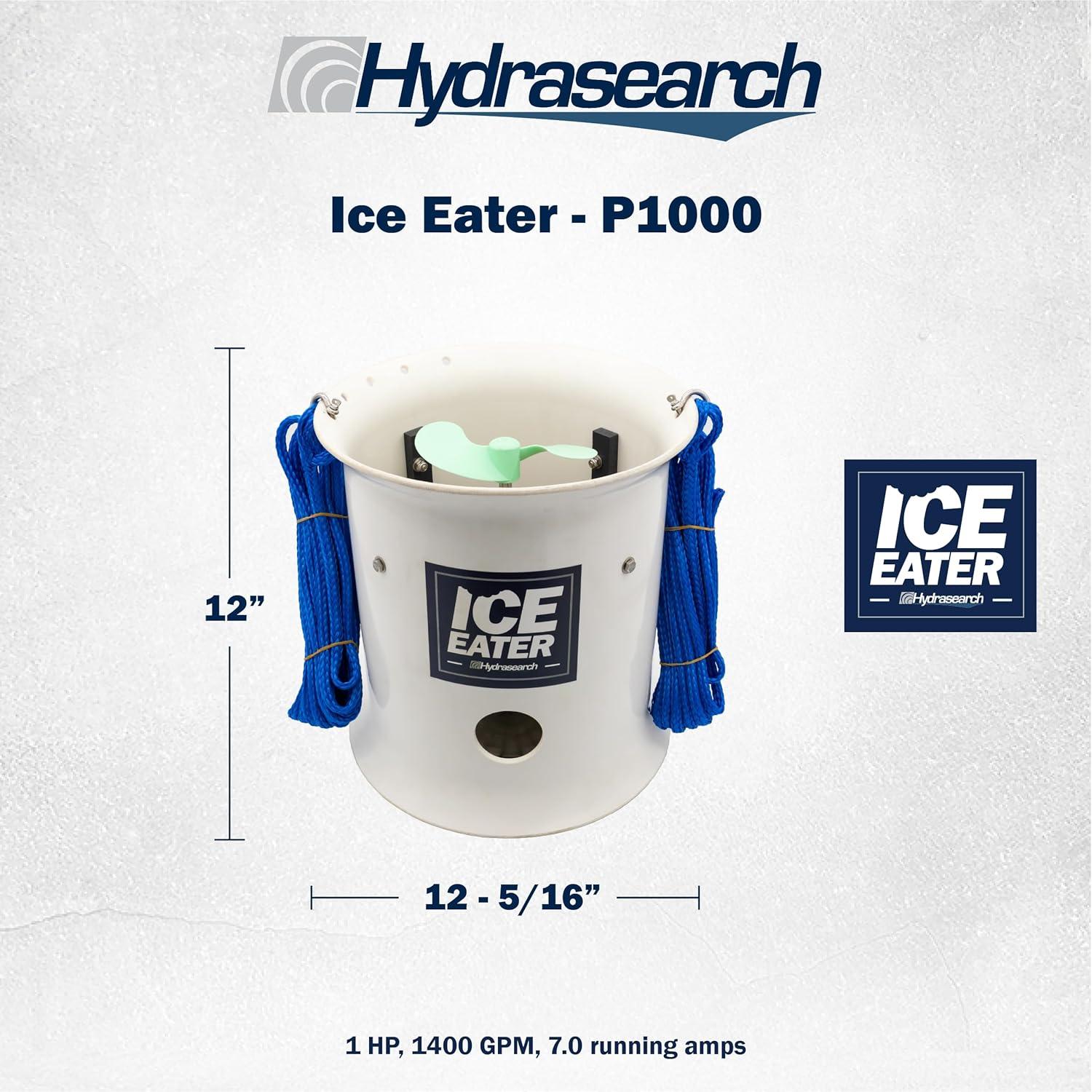 The Powerhouse Inc. P1000-50-115V 1 HP Ice Eater with 50 ft. Cord