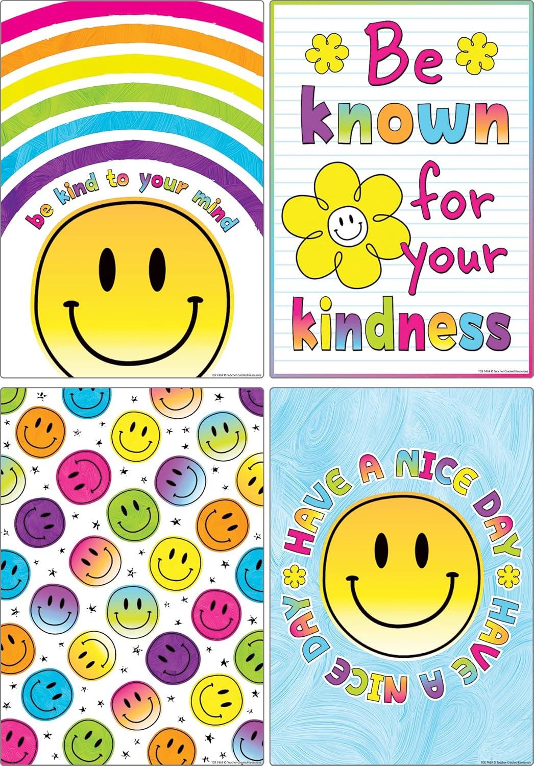 Teacher Created Resources® Brights 4Ever Positive Sayings Small Poster Pack, Pack of 12